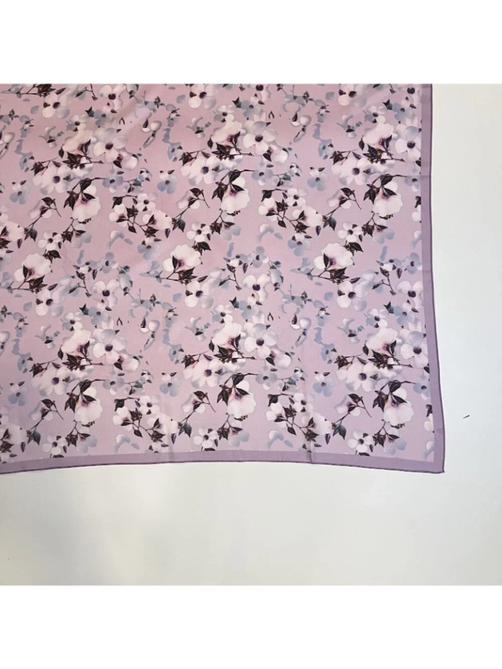 Floral Silk Feel Scarf 34